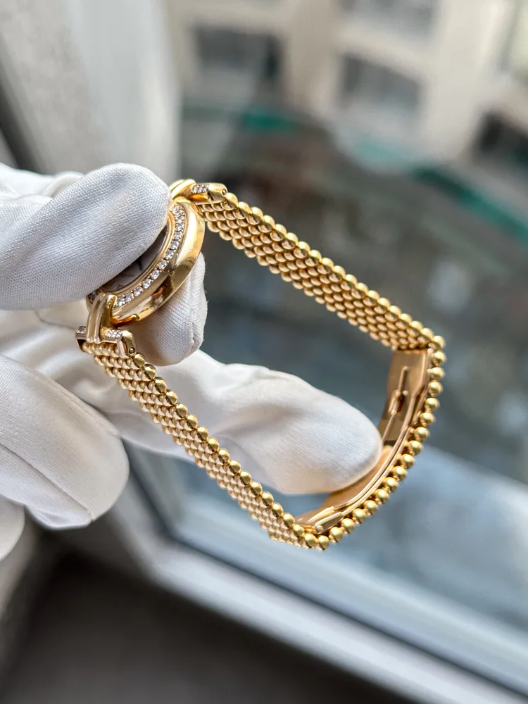 Cartier Colisee Yellow Gold Diamond Bezel